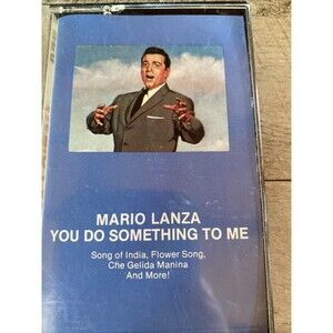 Mario Lanza You Do Something To Me Cassette Tape 1985